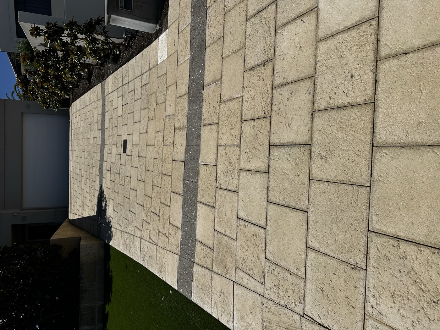 Before — stained exterior surface Perth